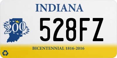 IN license plate 528FZ