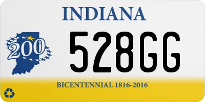 IN license plate 528GG