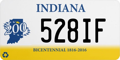 IN license plate 528IF