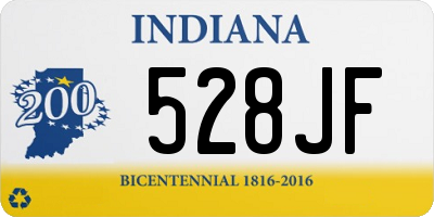 IN license plate 528JF