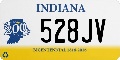 IN license plate 528JV