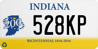 IN license plate 528KP