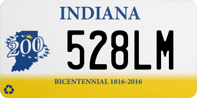 IN license plate 528LM