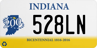 IN license plate 528LN