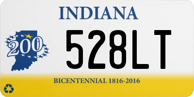 IN license plate 528LT