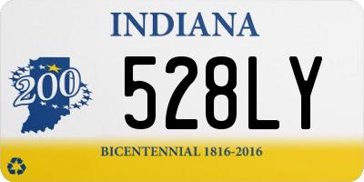 IN license plate 528LY