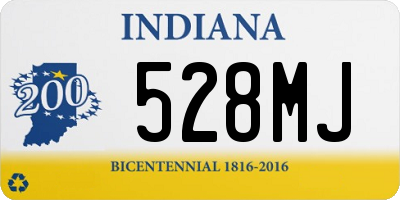 IN license plate 528MJ
