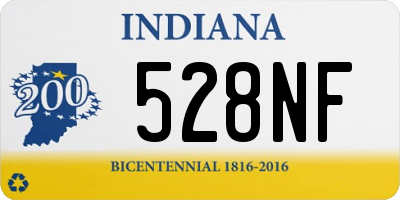 IN license plate 528NF