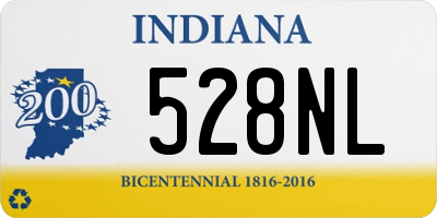 IN license plate 528NL