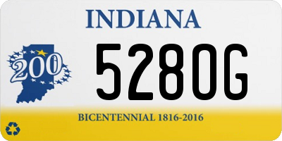 IN license plate 528OG