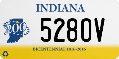 IN license plate 528OV