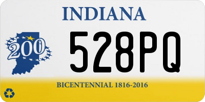 IN license plate 528PQ