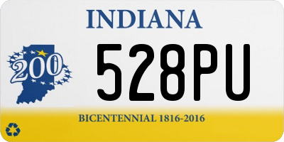 IN license plate 528PU