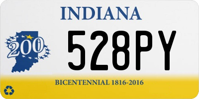 IN license plate 528PY