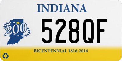 IN license plate 528QF