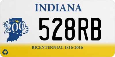 IN license plate 528RB