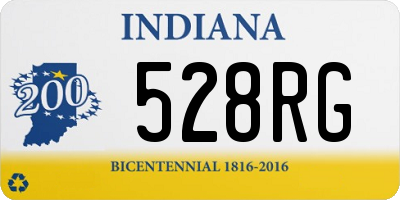 IN license plate 528RG