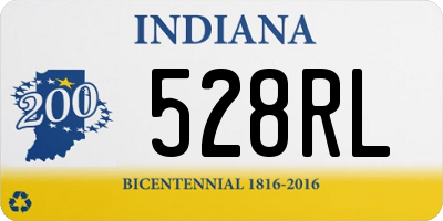 IN license plate 528RL