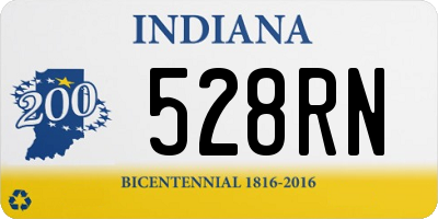 IN license plate 528RN