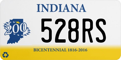 IN license plate 528RS