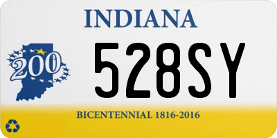 IN license plate 528SY