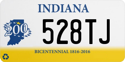 IN license plate 528TJ