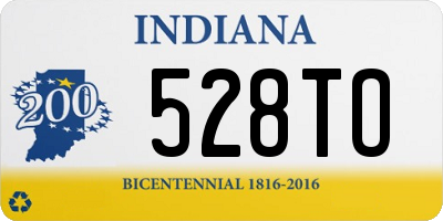 IN license plate 528TO