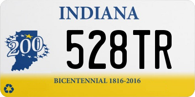 IN license plate 528TR