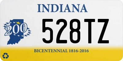 IN license plate 528TZ