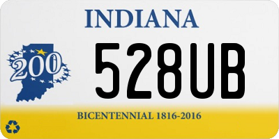 IN license plate 528UB