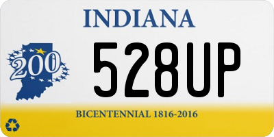 IN license plate 528UP