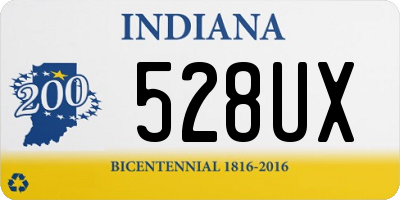 IN license plate 528UX