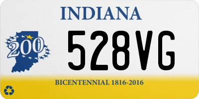 IN license plate 528VG
