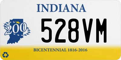 IN license plate 528VM