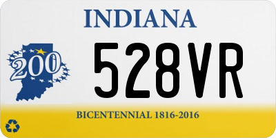 IN license plate 528VR