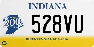 IN license plate 528VU