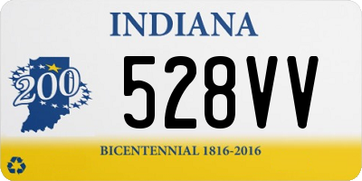 IN license plate 528VV