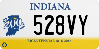 IN license plate 528VY