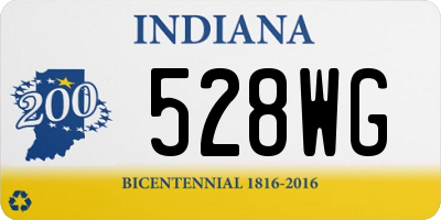 IN license plate 528WG