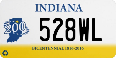 IN license plate 528WL