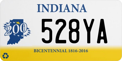 IN license plate 528YA