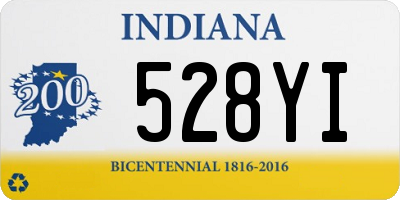 IN license plate 528YI