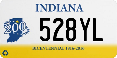 IN license plate 528YL