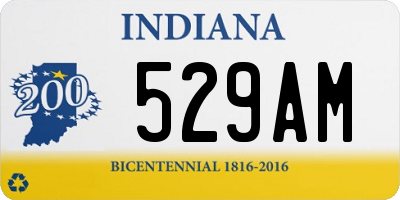 IN license plate 529AM