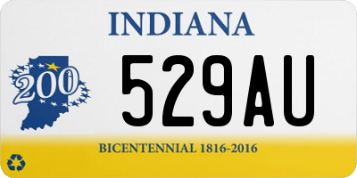 IN license plate 529AU