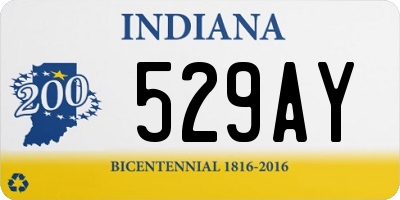 IN license plate 529AY