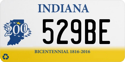 IN license plate 529BE