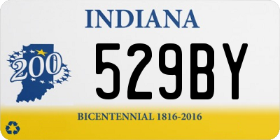 IN license plate 529BY