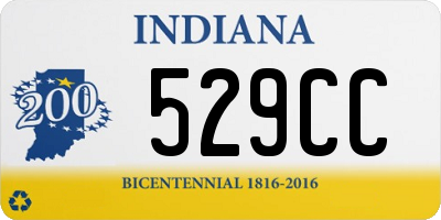 IN license plate 529CC