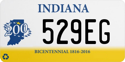 IN license plate 529EG